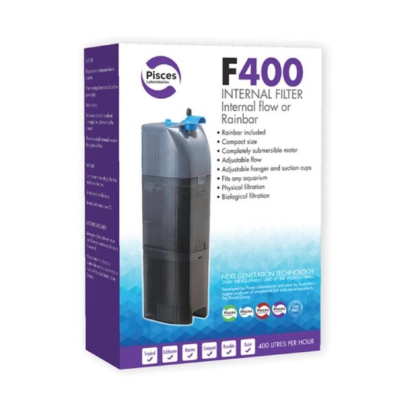 Internal Filter with Rainbar - F400 (400L/H) Pisces