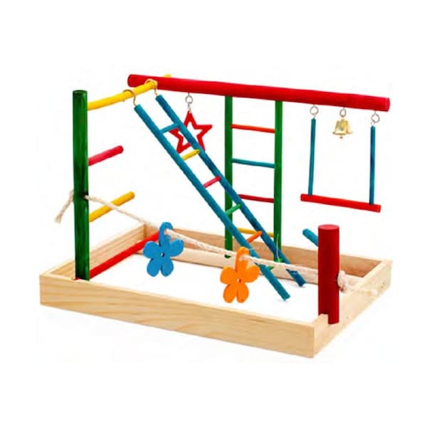 Bird Medium Play Gym & Activity Centre for Cockatiels, Small Parrots, Budgies
