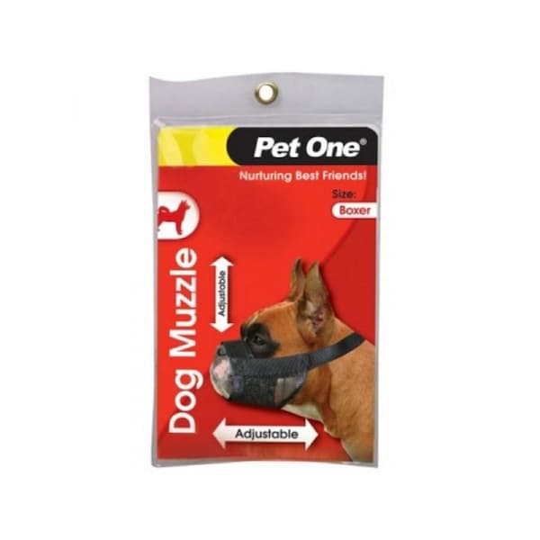 Boxer Dog Muzzle Adjustable (Pet One)