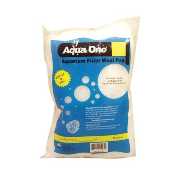 Coarse Aquarium Filter Wool 70cm x 24cm Bag (Aqua One)