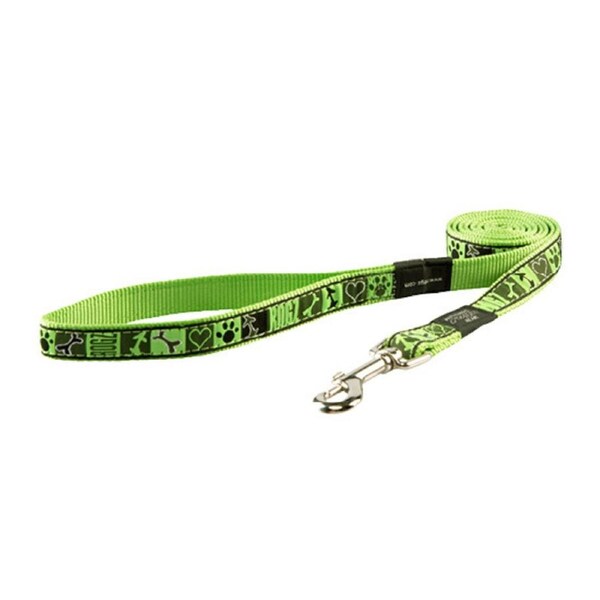 Rogz X-Large Lime Juice Dog & Puppy Lead (25mm x 1.2m) Fancy Dress Armed Forces Leash