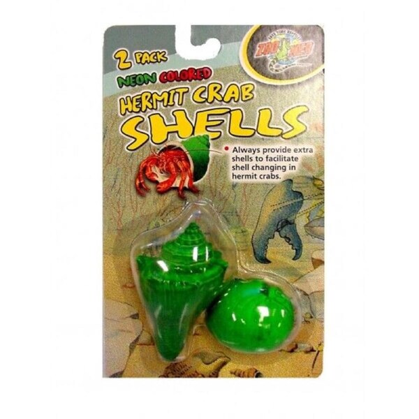 Neon Coloured Hermit Crab Shells 2 Pack by Zoo Med