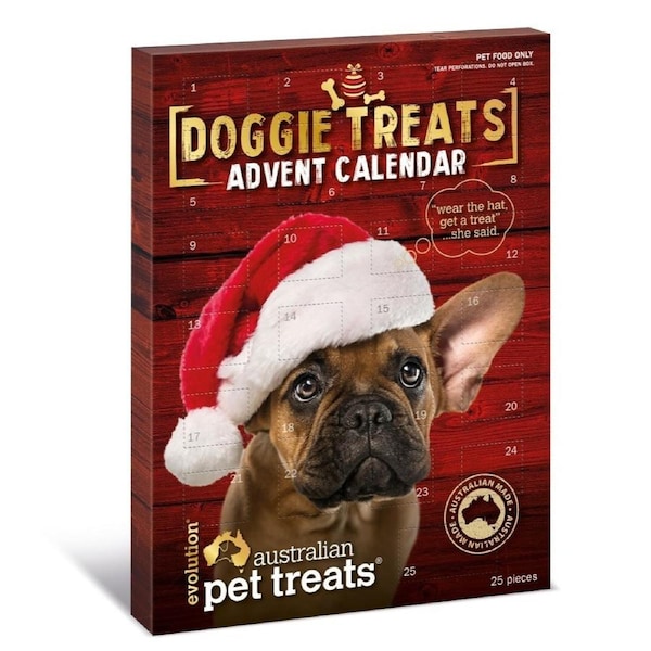 Advent Calendar for Dog & Puppies with Christmas Dog Treats Chicken & Turkey Flavour
