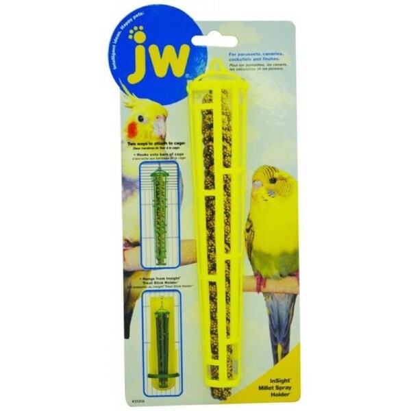 Bird Millet Spray Holder for All Birds by JW Insight Plastic 21cm high