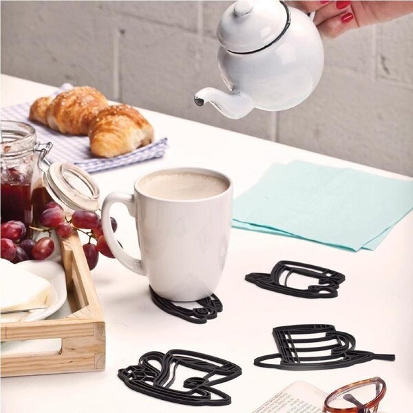 Hot Mugs Sketch Coasters (Set of 4)