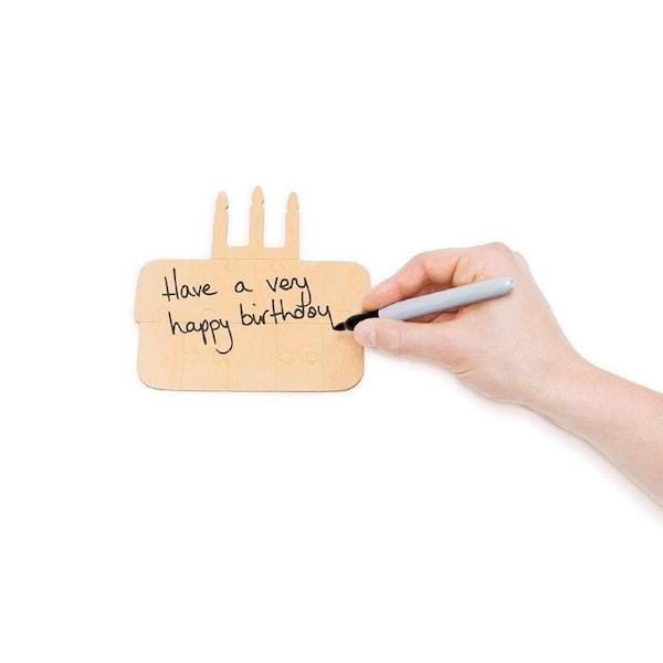 You Complete Me Jigsaw Happy Birthday Card