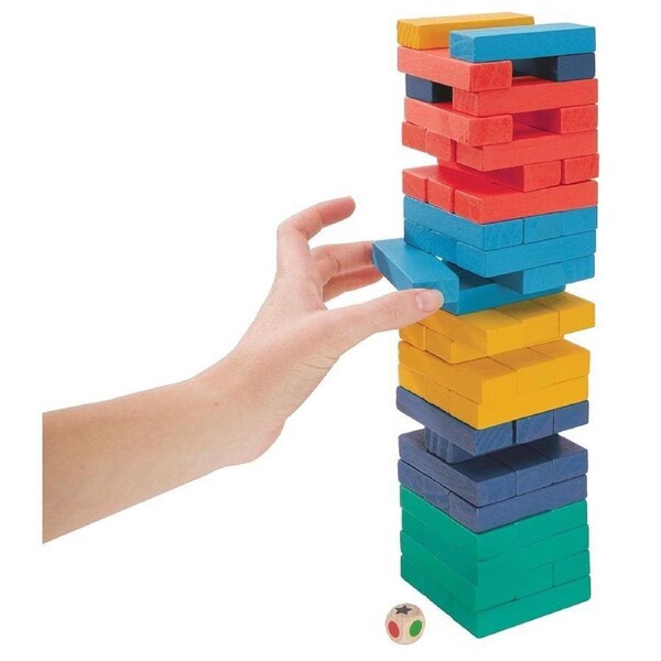 IS Gift Classic Coloured Tumbling Tower