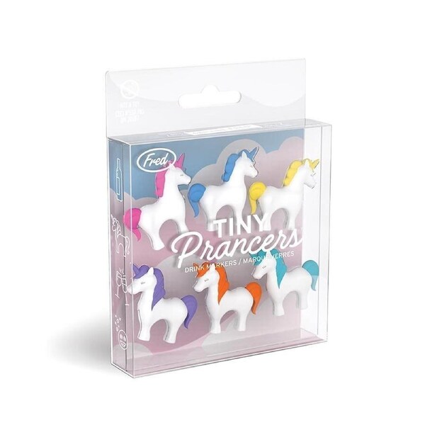 Fred Tiny Prancers Unicorn Drink Markers (set of 6)