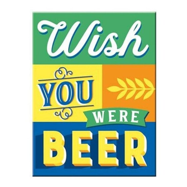 Nostalgic Art Retro Metal Magnet Wish You Were Beer