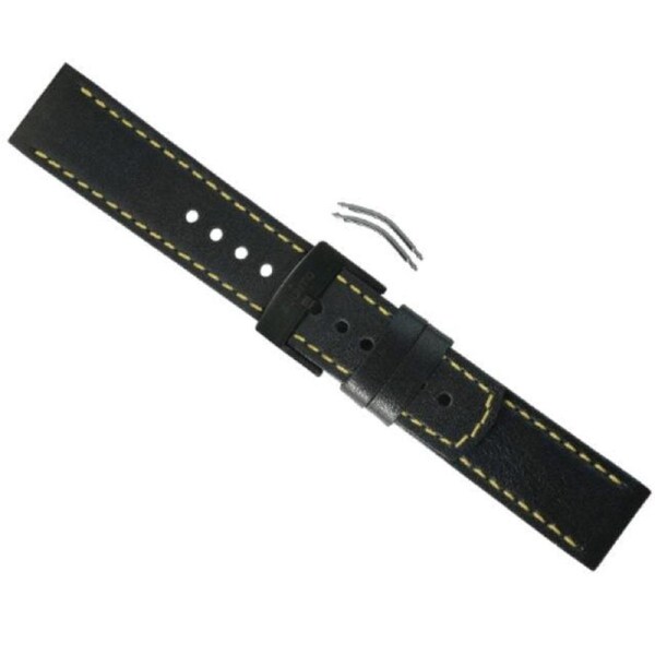 Suunto Elementum Terra - *Black / Yellow Leather Band