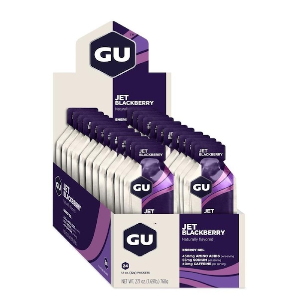 GU Energy Gel - Jet Blackberry - Box of 24