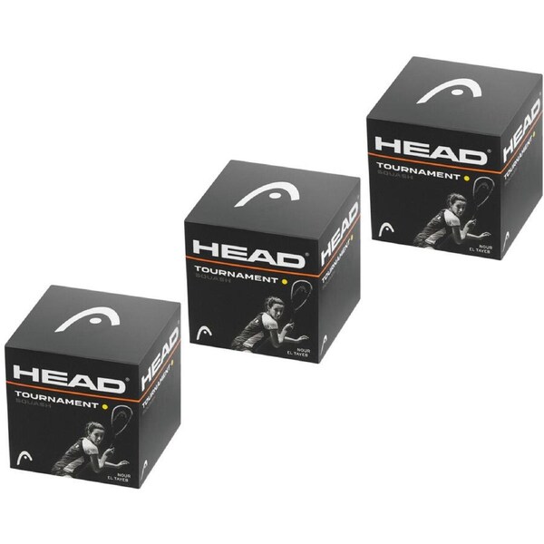 HEAD Tournament Squash Ball Advanced Training Competition - 3 Balls