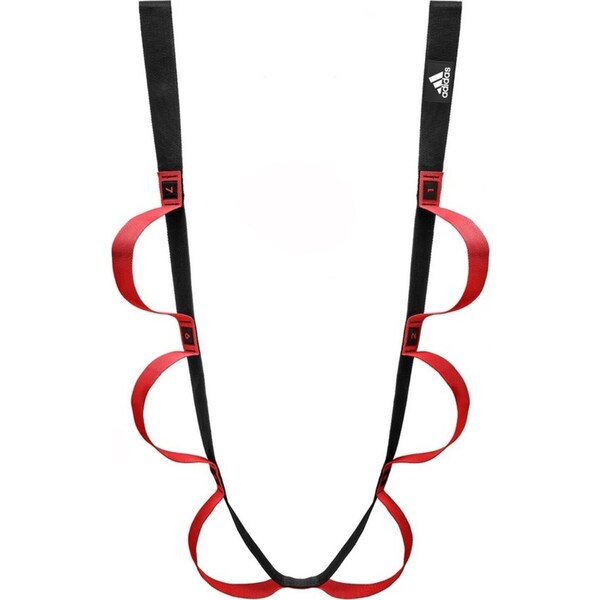 Adidas Stretch Assist Band Looped Warm Up Warmup Pre-Workout - Red/Black