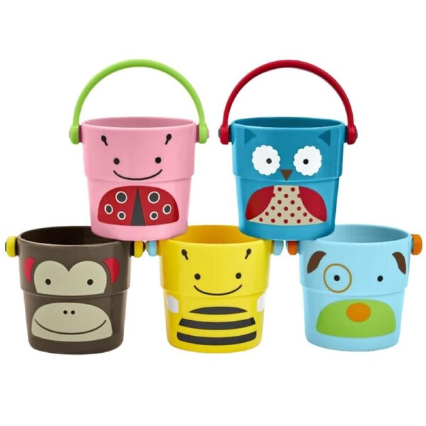 Skip Hop Explore & More - Zoo Stack & Pour Buckets