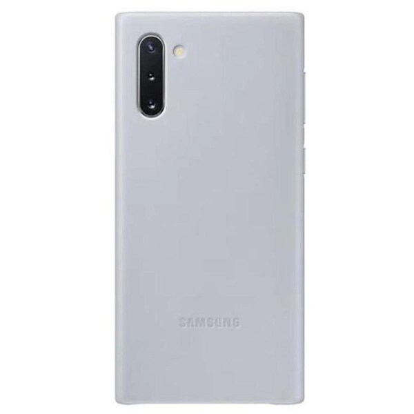 Samsung Galaxy Note 10 Leather Cover - Grey