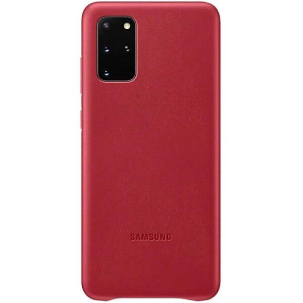 Samsung Galaxy S20+ Leather Cover - Red