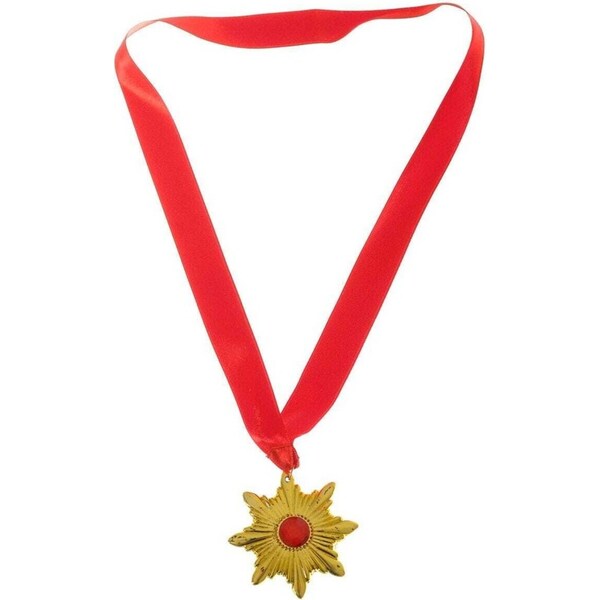 VAMPIRE MEDAL Medallion Necklace Halloween Star Costume Dracula Party