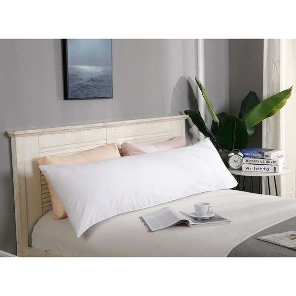 Super Soft Premium Body Pillowcase - White