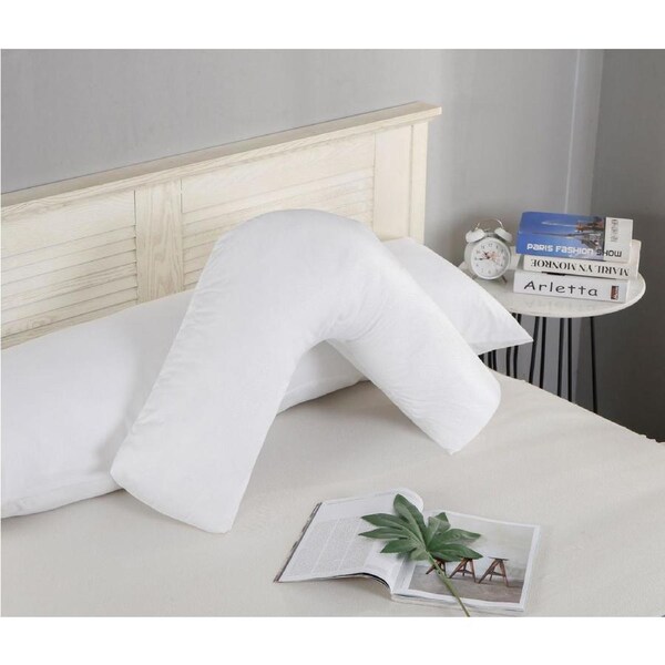 Super Soft Premium V SHAPE Pillowcase - White