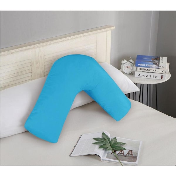 Super Soft Premium V SHAPE Pillowcase - Light Blue