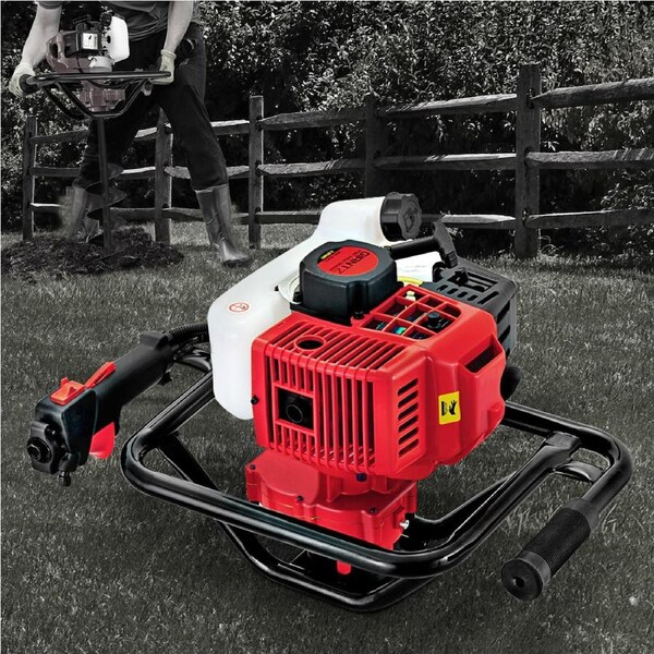 65CC Giantz Post Hole Digger Motor Only Petrol Engine Red