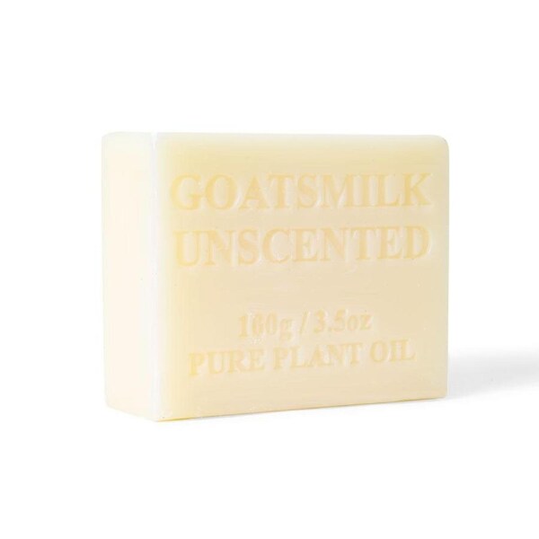 10x 100g Goats Milk Soap Bars -Unscented For Sensitive Pure Australian Skin Care