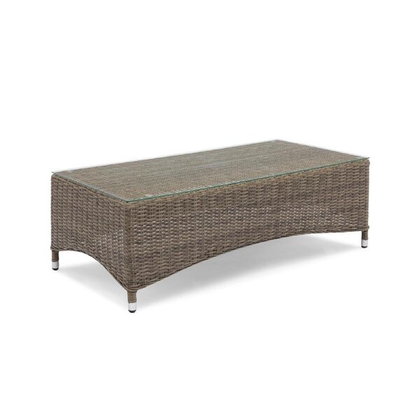 FurnitureOkay Liverpool Wicker Outdoor Coffee Table