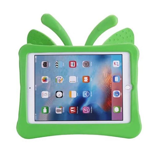 Catzon Butterfly Soft Silicone Tablet Case 9.7 inch For New iPad 5 2017/iPad 6 2018/iPad Pro 9.7-Green