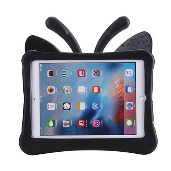 Catzon Butterfly Soft Silicone Tablet Case 9.7 inch For New iPad 5 2017/iPad 6 2018/iPad Pro 9.7-Black