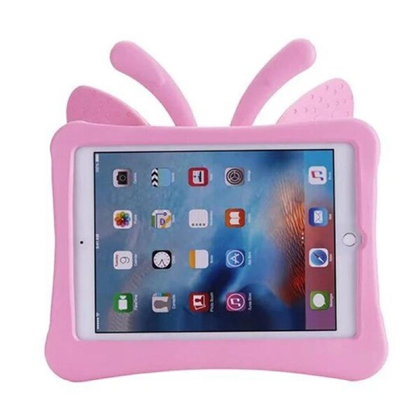 Catzon Butterfly Soft Silicone Tablet Case 9.7 inch For New iPad 5 2017/iPad 6 2018/iPad Pro 9.7-Pink