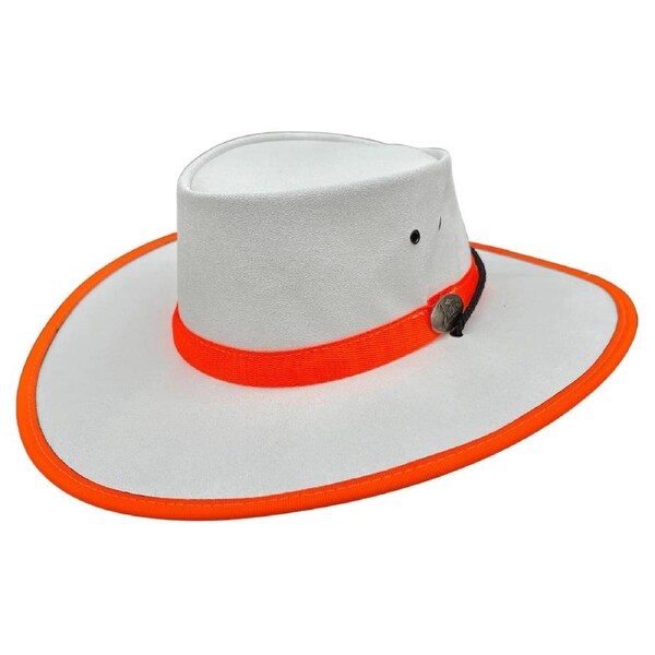 JACARU Hi Vis Safety Explorer Work Wear Sun Hat UV Protection Water Resistant Large (58/59cm)