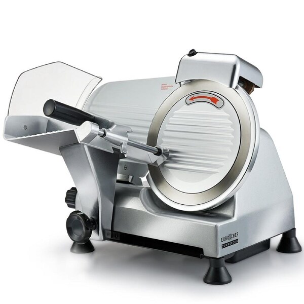 EuroChef 280W Electric Meat Slicer Food Slices Deli Mincer Stripper Shaver Kitchen Equipment