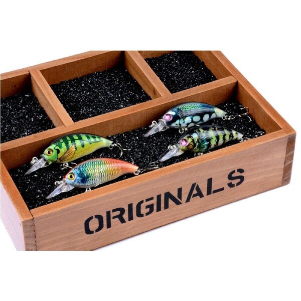 4x 7.5cm Popper Crank Bait Fishing Lure Lures Surface Tackle Saltwater