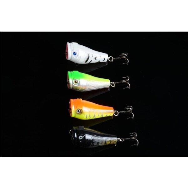 5X 5cm Popper Poppers Fishing Lure Lures Surface Tackle Fresh Saltwater