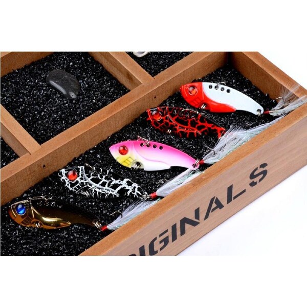 4x 5.5cm Vib Bait Fishing Lure Lures Hook Tackle Saltwater