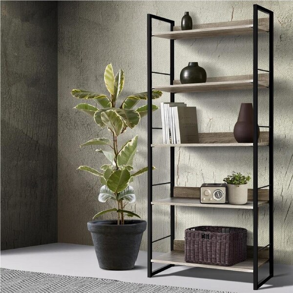 1x Artiss Bookshelf NOE 5 Tiers