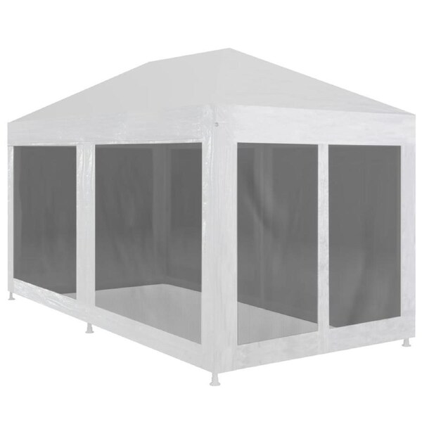 Party Tent with 6 Mesh Sidewalls 6x3 m vidaXL