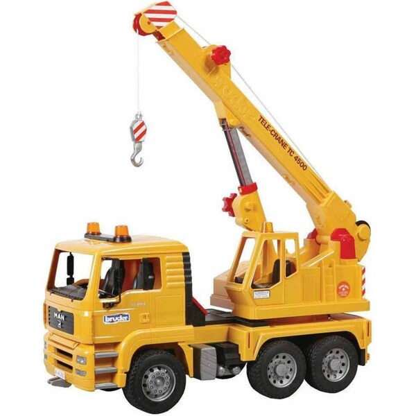 Bruder 43cm 1:16 Tele-Crane TC 4500 Construction Lorry/Truck Kids Toys 3y+ YEL