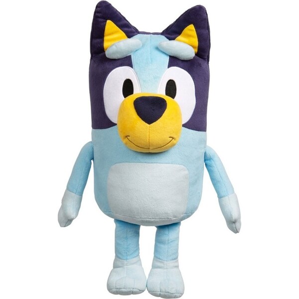 Bluey 45cm Standing Large Soft Plush/Stuff Toy/Dog Kids/Toddler 3y+ Blue