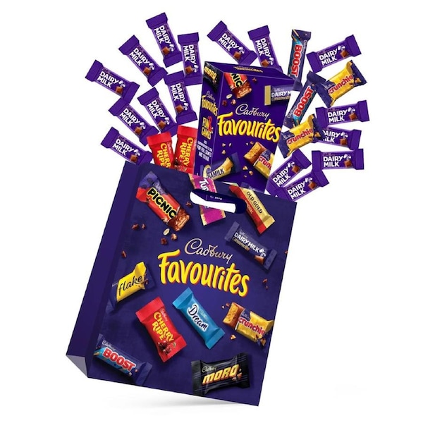 23pc Cadbury Favourites Kids/Family Showbag w/Favourite Boxes/Crunchie/Boost