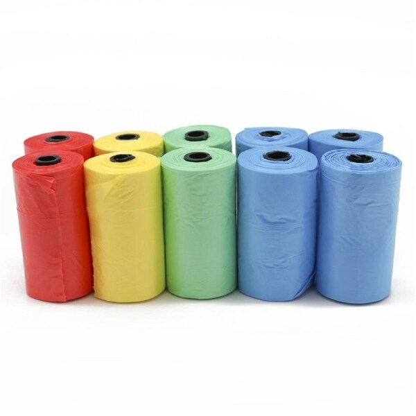 200pc Paws & Claws Doggy Clean Up Bags Garbage Poop Bag Pet Dog Waste Storage