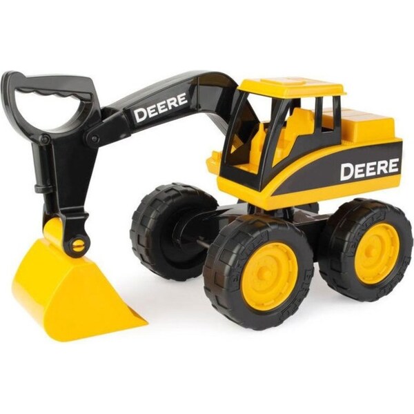 John Deere 38cm Kids Scoop Excavator Construction Truck Toys Yellow 3y+
