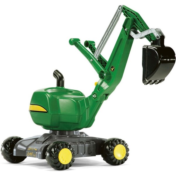 John Deere 102cm Rolly XL Kids Ride On Digger Toy Excavator/Tractor Vehicle GRN