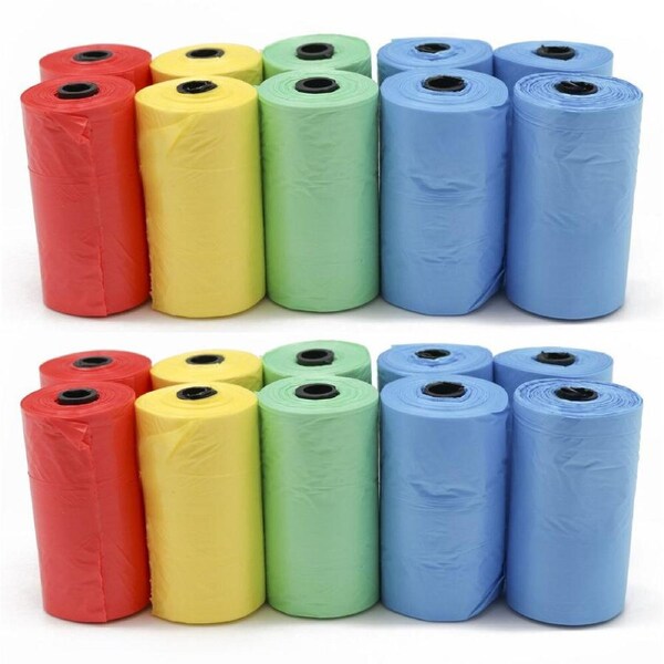 400pc Paws & Claws Doggy Clean Up Bags Garbage Poop Bag Pet Dog Waste Storage