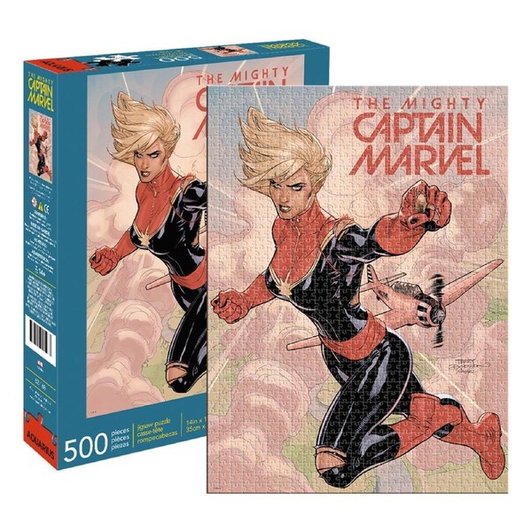 500pc Marvel Captain Marvel Cover 14y+ Kids/Children Jigsaw Puzzle 35 x 48 cm