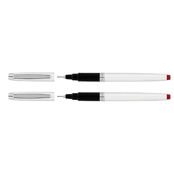 2pc Artline Signature 0.4mm Tip Refillable Fine Writing Pen School/Office Red