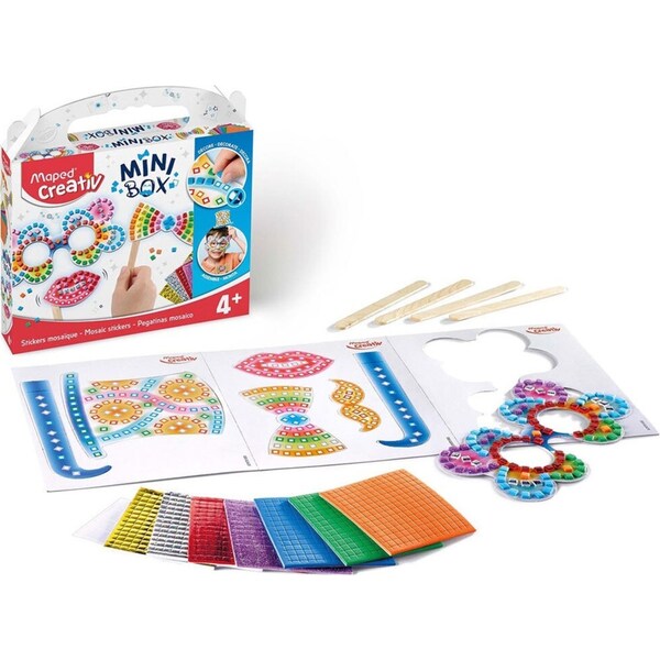 Maped Mini Box Mosaic Kids Sticker Craft Children Activity Art Party Toy 4y+