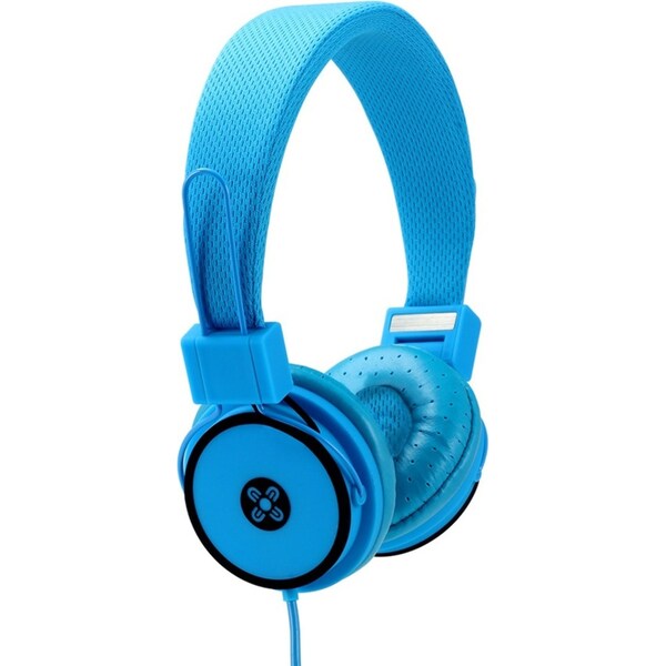 Moki Hyper Headphones On Ear Cup Headband Foldable/3.5mm Jack/1.2m Cable Blue