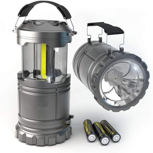 2 Pack LED Portable Lanterns with Magnetic Base, COB LED Camping Lantern Flashlights