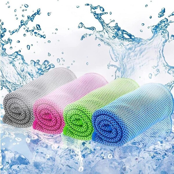 Cooling Towel Set, Ice Towel for Yoga, Sport, Gym, Workout,Camping, Fitness